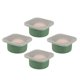 thumbnail image 1 of Cajas a prueba de masa KEVJES apilables, 500 ml, paquete de 4 con tapas, 1 of 9