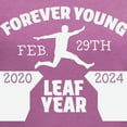 thumbnail image 3 of CafePress - Forever Young Feb 29Th Leap Year T Shirt - Women's V-Neck Dark T-Shirt, 3 of 4