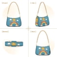 thumbnail image 7 of FORMRS Womens Shoulder Bag with Chain Strap Clutch Purse Cute Tote Handbag, Rainbow with Stars, 7 of 7