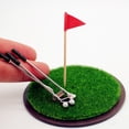 thumbnail image 6 of Misright Miniature Golf Toy Set For Doll House Wood Club Metal Base Craft Model Project, 6 of 8