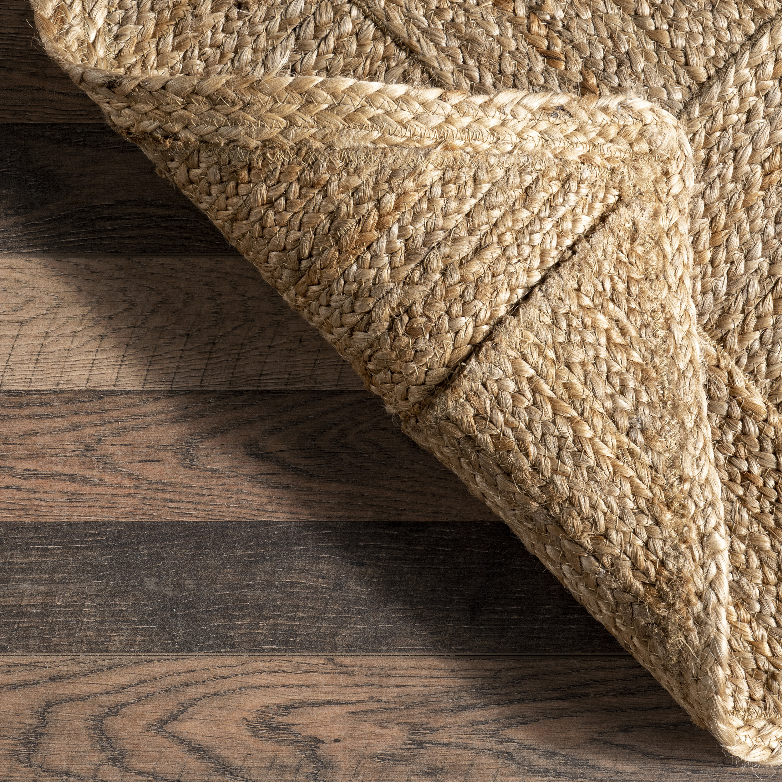nuLOOM Sheila Modern Geometric Jute Blend Area Rug, 8' x 10', Natural