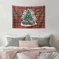 thumbnail image 5 of SEANATIVE Christmas Tree Tapestry Buffalo Grid Wall Tapestry 36H*24W Inches Tapestries for Bedroom Small Tapestry for Bedroom for Living Room Dorm Office, 5 of 6