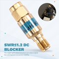 thumbnail image 4 of Conector Bloqueador de CC de 2 W, Conector SMA Macho A SMA Hembra, CC-6 GHz, 50 Ohmios, Chapado en , ROE ≤ 1,2, de Alta Calidad., 4 of 10