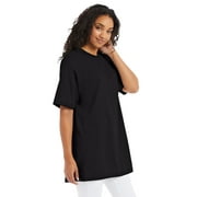 Hanes Beefy-T Mens Heavyweight Cotton T-Shirt (Big & Tall Sizes) Black 4XLT