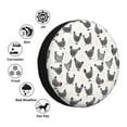 thumbnail image 4 of Gukieu Funny Chicken Print Car Tire Cover, Adjustable Waterproof and Dustproof Tire Protection Cover, Suitable for SUV, Truck, Van-17 inch, 4 of 6