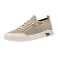 thumbnail image 2 of NexTorq Men's Breathable Running Shoes Mesh Low Top Casual Slip-On Outdoor Sports Sneakers Khaki 40, 2 of 8