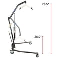 thumbnail image 2 of ProBasics Patient Lift - Hydraulic Patient Body Lift For In Home Use - Heavy Duty, Lifts Up to 450 lbs., 2 of 9