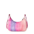 thumbnail image 4 of Time and Tru Women's Tina Mini Nylon Crossbody Handbag Pink, 4 of 5