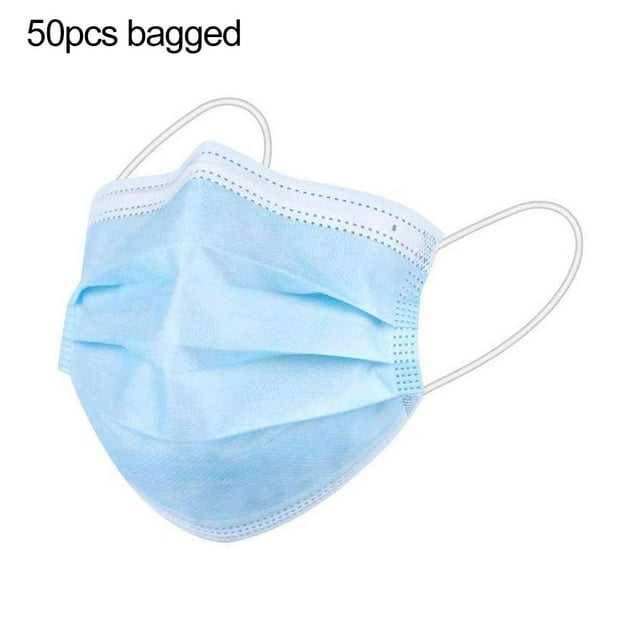 Disposable Three-layer Non-woven Mask Ear Loop Mouth Cover Non Medical L4E9