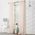 thumbnail image 4 of No. 918 Vida Crushed Texture Semi-Sheer Rod Pocket Curtain Panel, 4 of 7