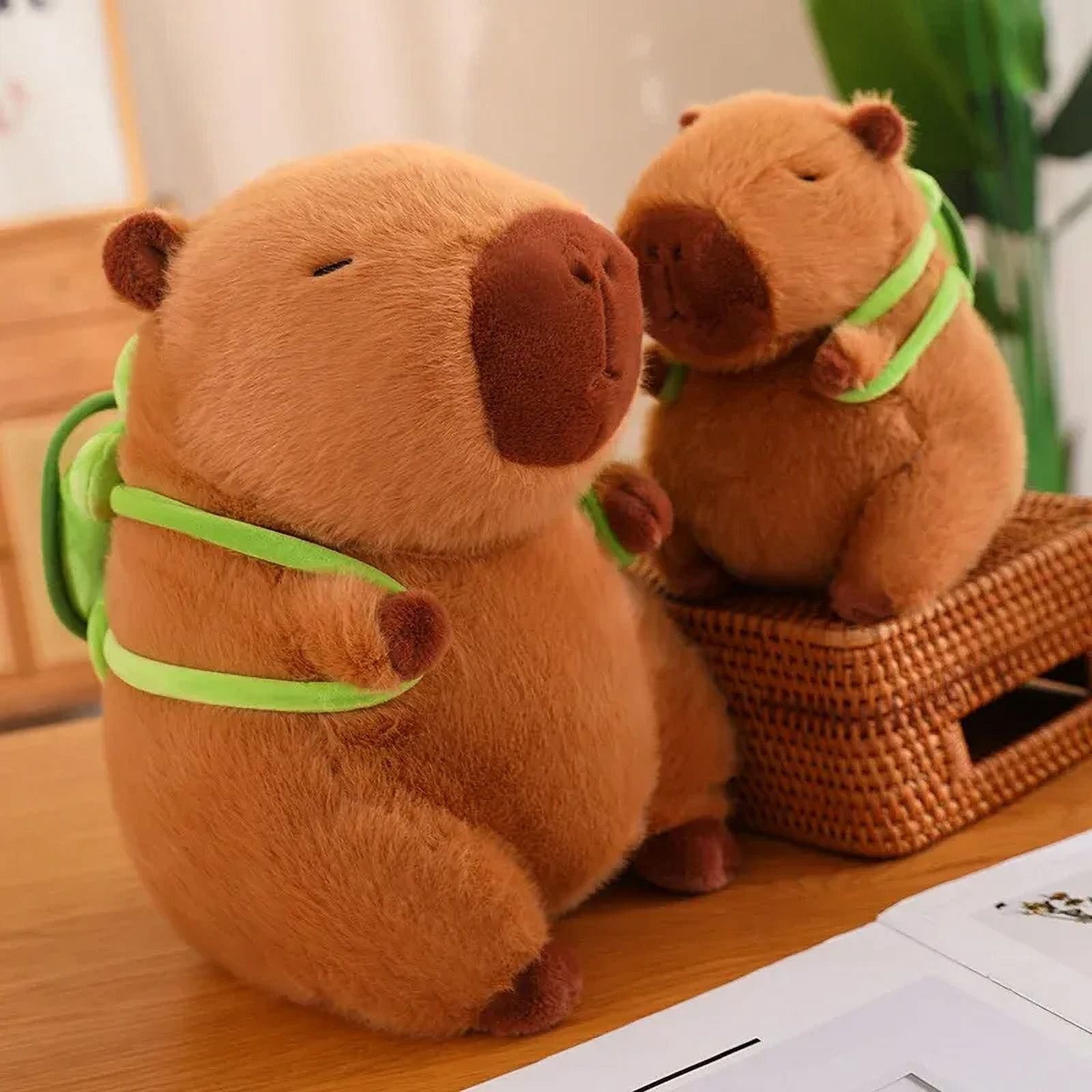 Capybara Plush Simulation Capibara Fluffty Toy Cute Doll Stuffed Animals Soft Doll Plush Christmas Thanksgiving Gift 12-23cm