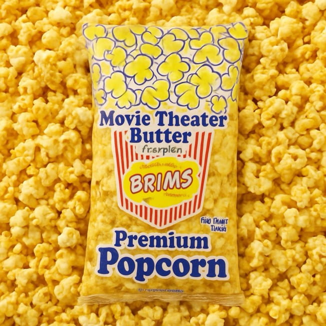 Brim's Movie Theater Butter-Flavored Popcorn, 4 ct. & Bonus