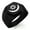 Black, variant on Stainless Steel Aztec Harmony Rune Engraved Hexagon Crest Flat Top Biker Style Polished Ring