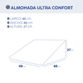 thumbnail image 3 of Almohada de cuña para Cama | Diseño Antillagas | Elevación de Pierna, Soporte de Espalda, antirreflujo y antirronquidos (A. Rey), 3 of 6