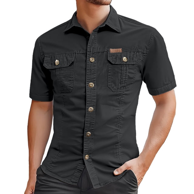 Playeras Algodon Hombre Traje De Verano Para Hombre Un Botón Sólido Slim Fit Traje De Fiesta Camisa Pantalones Corbata Conjunto