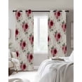 thumbnail image 2 of Pink Spring Floral Blackout Curtains 90 Inch Length 2 Panels Set for Living Room Bedroom, Farmhouse Flowers Modern Art Privacy Window Treatment Thermal Insulated Black Out Drapes 52"x90", 2 of 8