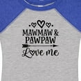 thumbnail image 4 of Inktastic Mawmaw and Pawpaw Love Me Girls Baby Bodysuit, 4 of 5