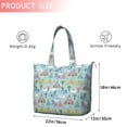 thumbnail image 4 of Fairy Tale Princess Castle Pattern Travel Tote Bags for Women Carry On,Large Weekender Bags for Women Travel,Multi Functional Duffle Bag for Work,Shopping,Sports, 4 of 5