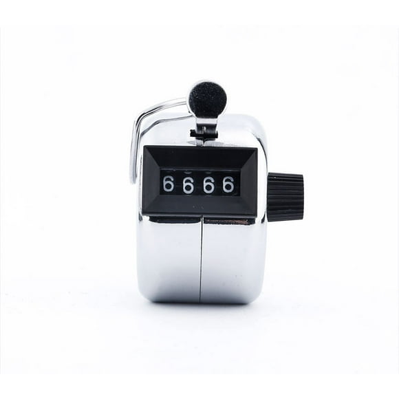Click Counter 4 Digits - Metal Manual Counter - Clicker for Counting, Marking Golf