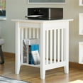 thumbnail image 2 of Atlantic Furniture Mission Printer Stand in White, 2 of 5