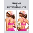 thumbnail image 4 of Top de Bikini CRZ YOGA A-C con Relleno Ajustable Morado XL, 4 of 5