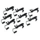 thumbnail image 5 of 8 Uds Clips para alfombras de suelo 08210 00820 antideslizantes negros aptos para ES330 ES35 GS300 GS350 GS430 GS450h GS460 GX470 HS250h, 5 of 12