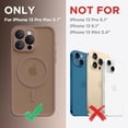 thumbnail image 2 of Funda CAPRARO Magnetic para iPhone 13 Pro Max Brown, 2 of 7