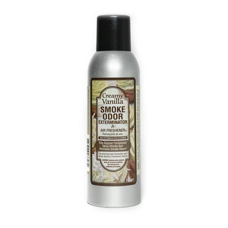 Smoke Odor Exterminator Removes Smell 7oz Spray Air Freshener, Creamy (Best Way To Remove Smoke Smell From Clothes)