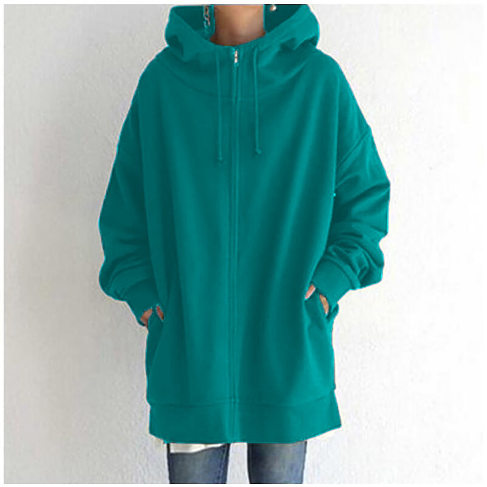 fvwitlyh Leather Jacket Women's Poncho Cape, Cloak Coat, Snuggly Hooded Wearable Blanket, Gift Idea for Adults and Teen Girls