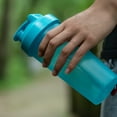 thumbnail image 4 of Injueey Botella coctelera de proteínas elegante y duradera para botella coctelera de fitness al aire libre con bolas agitadoras Cocina y Comedor Blanco completo, 4 of 6