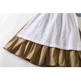 thumbnail image 4 of Ruikajia Vestido de Cenicienta de Trapo Vestido de Cenicienta Campesina con Delantal Blanco para niñas Marrón 8 años, 4 of 5
