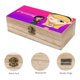 thumbnail image 3 of Penny Caja Organizadora de Madera Rústica - Caja Decorativa Multifuncional para Escritorio, Hogar, Oficina, Joyas y Manualidades, 3 of 6