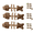 B, variant on 3 Pcs Large Fish Bone Cat Chew Toys, Natural Catnip & Silvervine Wooden Lick Sticks for Kitten Teething, Oral Stimulation, Stress Relief, Boredom Relief & Daily Cat Enrichment Play B