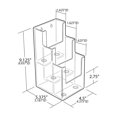 thumbnail image 2 of Three-Tier Six-Pocket Trifold Brochure Holder, 2-Pack, 2 of 2