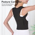 thumbnail image 3 of Corrector de Postura ANGGREK Soporte de 4 varillas Correa de Hombro ancha Alta elasticidad Tamaño M, 3 of 7