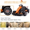 thumbnail image 3 of 24V Go Kart for Kids Ages 6+, Licensed McLaren Electric Drift Kart Car Ride on Toys for Big Kids, Crazy Go Cart with Dual 250W Motors, Adjustable Seat, 7.5MPH, LED Lights, 3 of 9