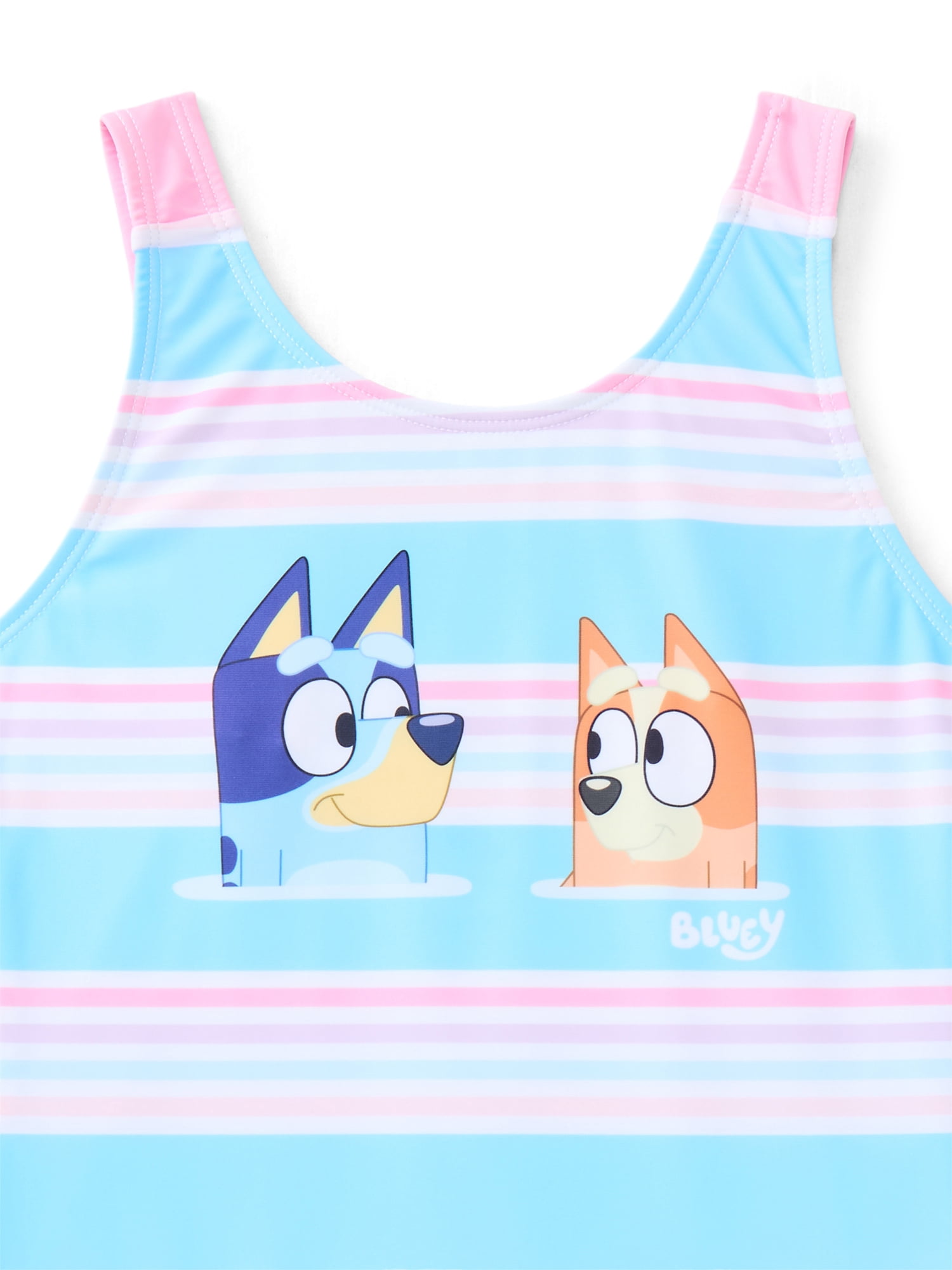 Dreamwave Apparel Girls Bluey Character Swimsuit One-Piece, Sizes 4-12