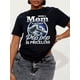 thumbnail image 2 of Being a Mom is an Honor" Graphic Tee - Casual Crew Neck Short Sleeve T-Shirt for Women, Breathable Polyester, Machine Washable, 2 of 8