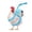 Blue, variant on Chicken Harness and Leash,Adjustable Poultry Walking Vest for Small Chickens, Ducks, and Geese,Outdoor Training Lead for Backyard Pets, Vet Visits, and Travel,Red