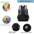 thumbnail image 4 of FORMRS School Backpack 17" Student Travel Bag with Laptop Compartment, Colorful Geometric Pattern, 4 of 7