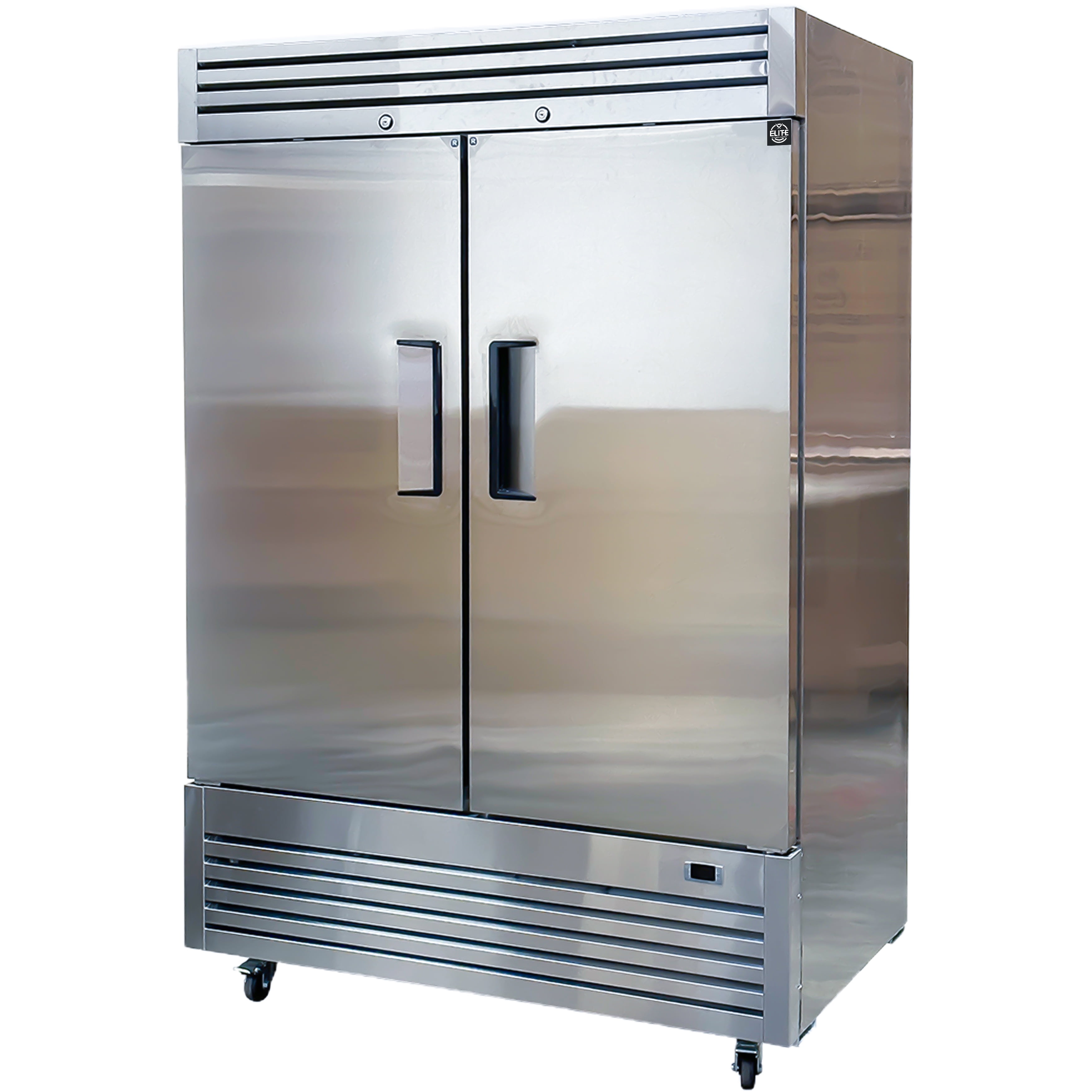 54" Reach-In 2 Solid Door Commercial Refrigerator – 42 cu.ft, Stainless Steel, ETL & NSF Certified