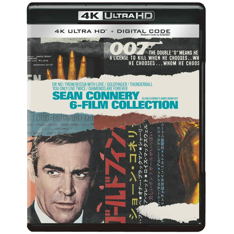 MGM, James Bond Sean Connery 6-Film Collection, UHD, 4K Ultra HD
