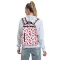thumbnail image 5 of Yiaed Lilies Flowers Print Lightweight Backpack Travel Backpacks Hiking Daypack for Women Men, 5 of 5
