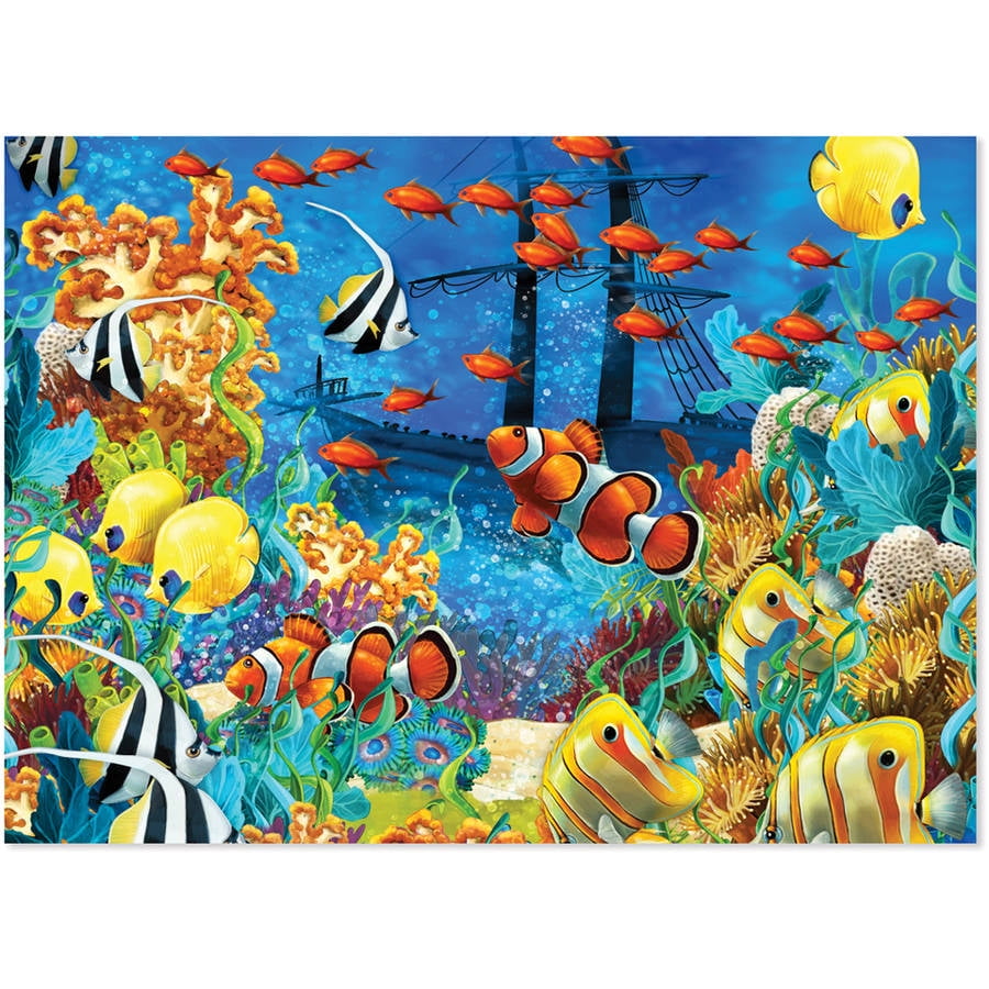 Melissa & Doug 1,500-Piece Shipwreck Reef and Tropical Fish Jigsaw