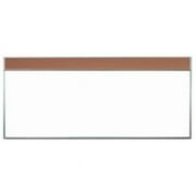 Aarco Products 120E-410M-878 Combination Tackboard- Blue Surf - 4 x 10 ft.