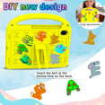 thumbnail image 6 of Case for Samsung Galaxy Tab S10 Lite/ S10 FE/ S9 FE 5G 10.9"/ Tab S9 11 Inch Letter Pattern Portable Kids Shockproof Cover with S Pen Holder and Shoulder Strap, 6 of 9