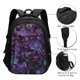 thumbnail image 3 of Balery Lilac Mochila con carga USB para hombre y mujer - Mochila impermeable y antirrobo para laptop con puerto USB para viajes, trabajo, 3 of 7