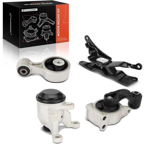 A-Premium 4PCS Engine Motor Mount and Transmission Mount and Torque Strut Mount Kit Compatible with Nissan Altima 2007-2012, Maxima 2009-2014, 3.5L, Replace# 11360JA100, 11360JN000