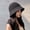 Black, variant on Bucket Hat Spring Summer Hollow Knitted Hat Solid Color Sunhat Fisherman Caps Casual Foldable Beach Cap Outdoor Sun Shield Hat