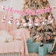 thumbnail image 5 of Bandera de muñeco de nieve de Navidad rosa, colgante de Navidad, decoración navideña para el hogar, Año Nuevo 2024, 2025, 5 of 5